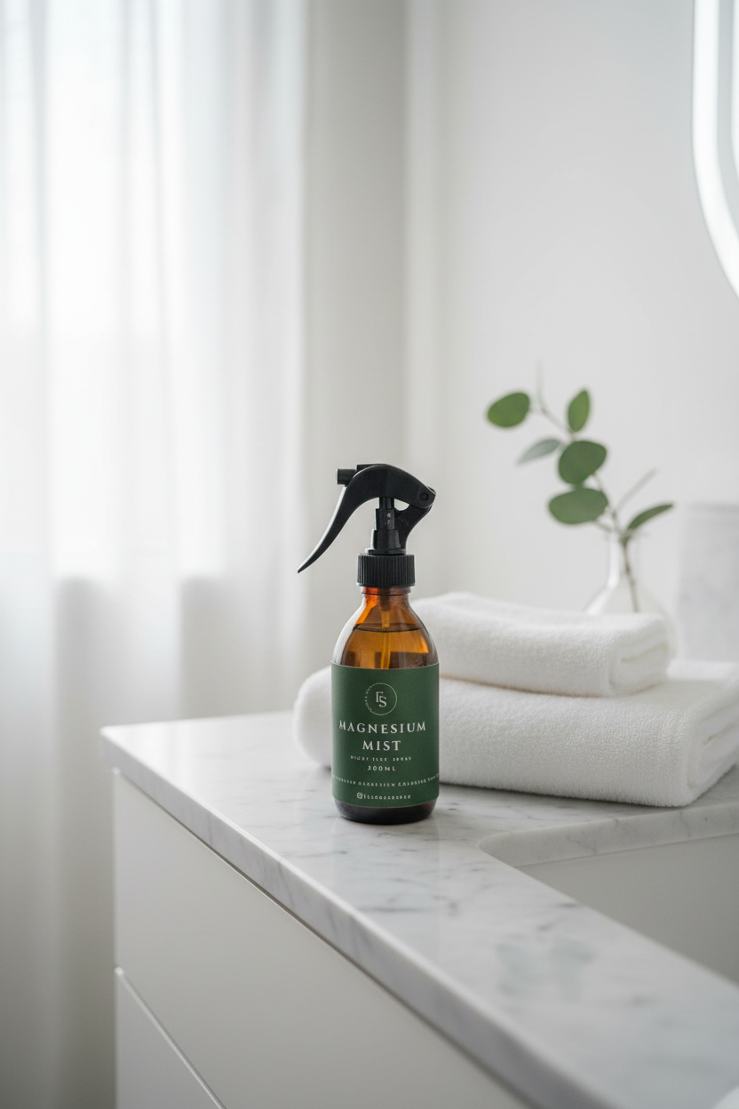 Magnesium Mist Bright Bathroom